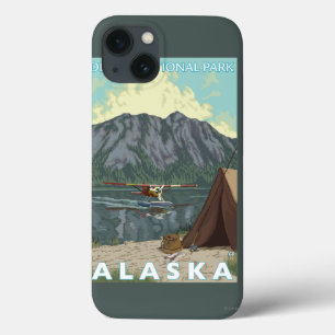 Struik Plane & Vist - Denali Nat'l Park, iPhone 13 Hoesje