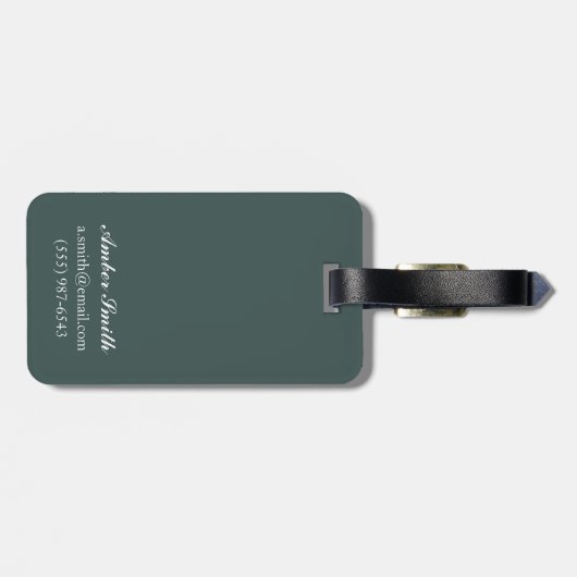 Struik Plane & Vist - Glacier National Park, MT Bagagelabel (Achterkant horizontaal)