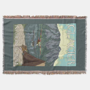 Struik Plane & Vist - Glacier National Park, MT Deken