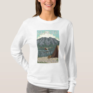 Struik Plane & Vist - Glacier National Park, MT T-shirt