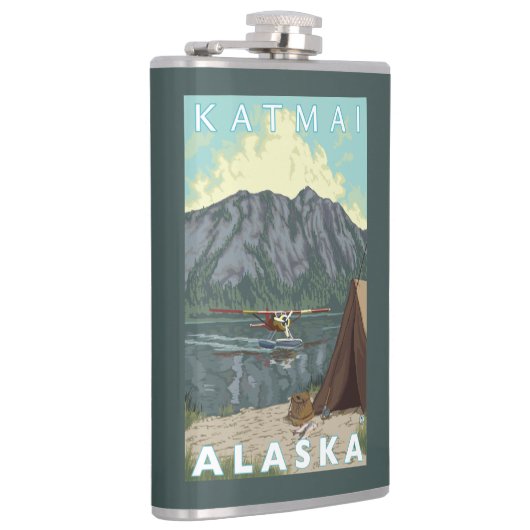 Struik Plane & Vist - Katmai, Alaska Heupfles (Rechts)