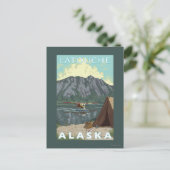 Struik Plane & Vist - Latouche, Alaska Briefkaart (Staand voorkant)