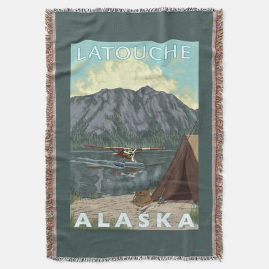 Struik Plane & Vist - Latouche, Alaska Deken (Voorkant Verticaal)