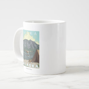 Struik Plane & Vist - Sitka, Alaska Grote Koffiekop