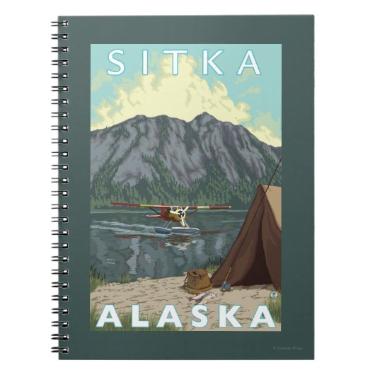 Struik Plane & Vist - Sitka, Alaska Notitieboek (Voorkant)