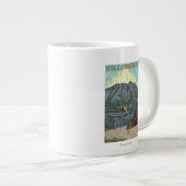 Struik Plane & Vist - Yellowstone National Jumbo Beker (Voorkant rechts)