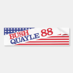 struik Quayle  Bumpersticker 1988