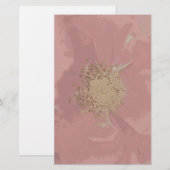 Struik Rozen DullPastel Briefpapier (Voorkant / Achterkant)