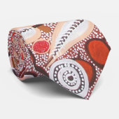 Struik Tucker Aboriginal Art Stropdas (Opgerold)