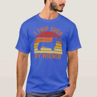 Struikel Over Mijn Worst Grappige Innuendo Dachshu T-shirt