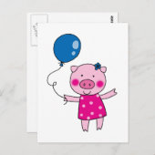 Struikvarkens Briefkaart (Voorkant / Achterkant)