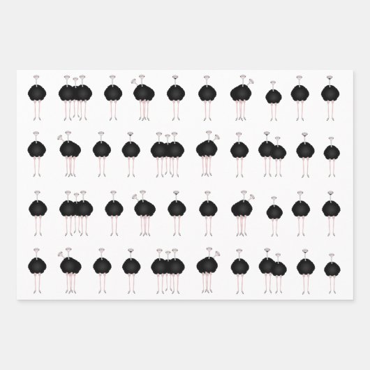 Struisbladen Papier voor onmiddellijke verpakking Inpakpapier Vel (Voorkant)