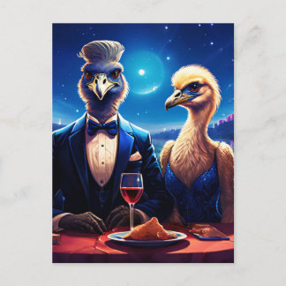 struisvogel briefkaart