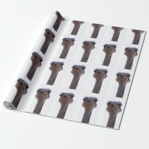struisvogel cadeaupapier