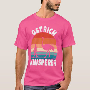 Struisvogel fluisteraar vliegloze vogel dierenlief t-shirt
