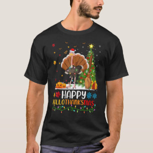 Struisvogel Gelukkig Struisvogel Hellothanksmas T-shirt