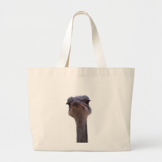 struisvogel grote tote bag (Voorkant)