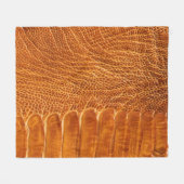 Struisvogel huidtextuur: luxueus behang. fleece deken (Voorkant (Horizontaal))