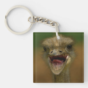 Struisvogel omhelst sleutelhanger