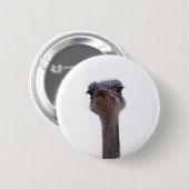 struisvogel ronde button 5,7 cm (Voorkant /achterkant)