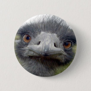 struisvogel ronde button 5,7 cm
