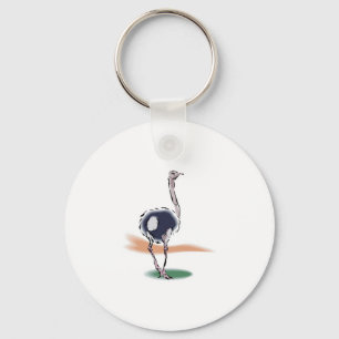 struisvogel sleutelhanger