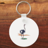 struisvogel sleutelhanger (Voorkant)