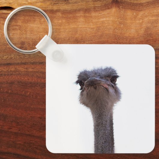 struisvogel sleutelhanger (Voorkant)