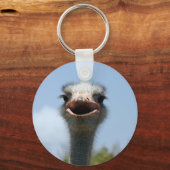 struisvogel sleutelhanger (Voorkant)