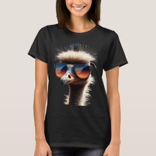 Struisvogel Vogel Emu Ratite Ik Hou Van Struisvoge T-shirt