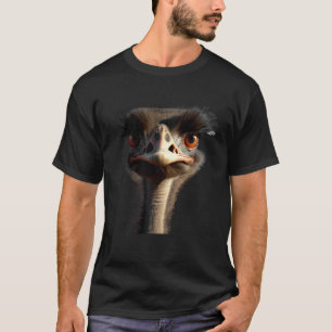 Struisvogel Vogel Emu Ratite Ik Hou Van Struisvoge T-shirt