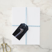 Struisvogelfotografie Cadeaulabel (Met Touw)