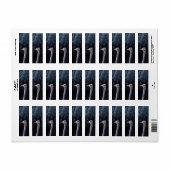 Struisvogelfotografie Etiket (Full Sheet)