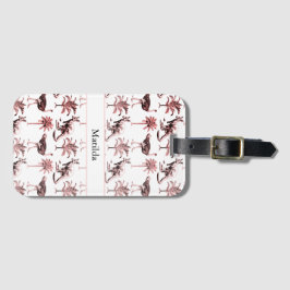 Struisvogels en kangoeroes, aanpasbaar bagagelabel