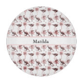 Struisvogels en kangoeroes, aanpasbaar snijplank (Voorkant)