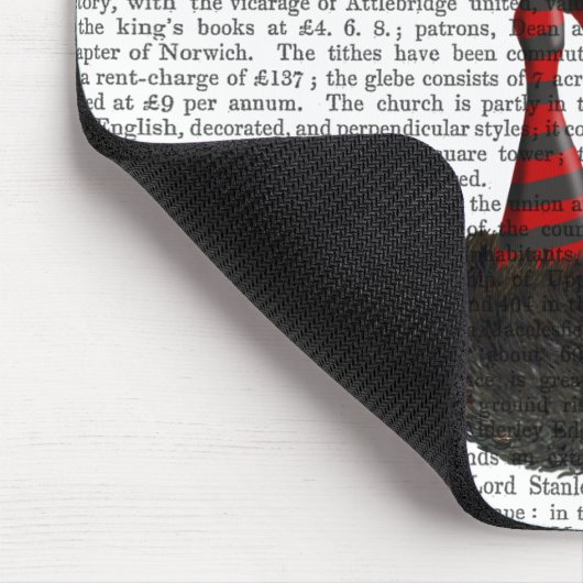 struisvogels met gestripte Leggings Muismat (Hoek)