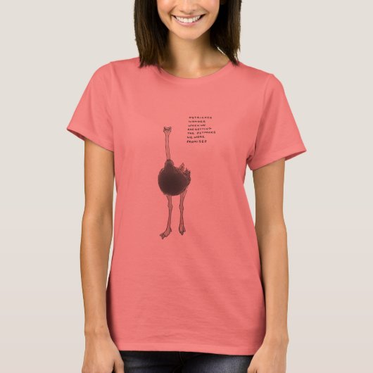 struisvogels t-shirt (Voorkant)