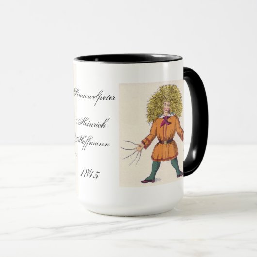 Struwwelpeter ~ Heinrich Hoffmann ~ 1845 Mok (Voorkant rechts)