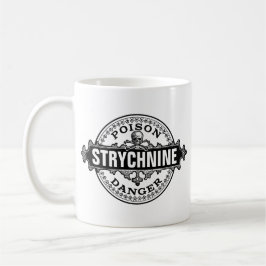 Strychnine  stijlgifteetiket mok