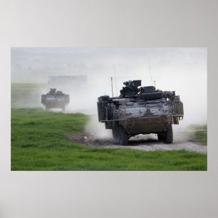 Stryker Infanterieders Poster