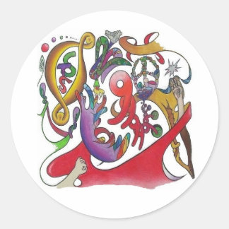 STS9-sticker Ronde Sticker