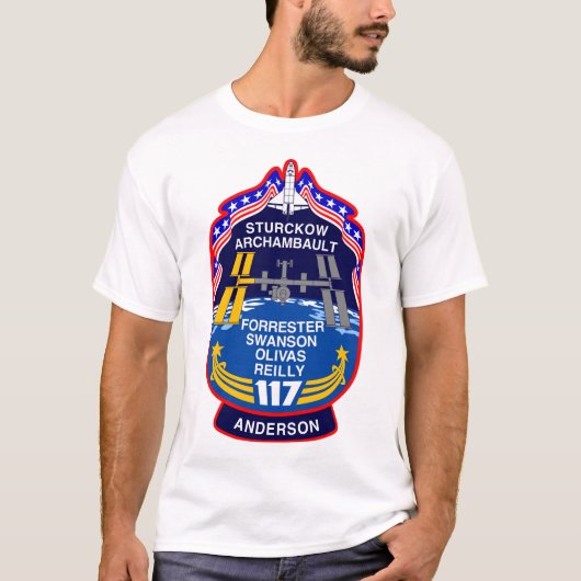 STS-117 Mission Patch T-shirt (Voorkant)