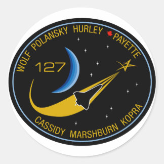STS-127 RONDE STICKER