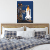 STS-135 Nuit Avant Lancer Toile Enveloppée (Insitu(Chambre))
