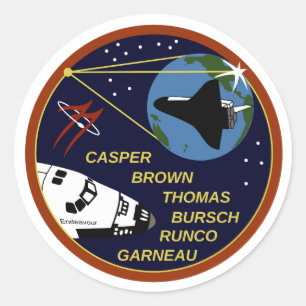 STS-77 RONDE STICKER
