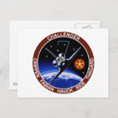 STS-7: Challenger OV-99 & Sally Ride Briefkaart (Voorkant / Achterkant)