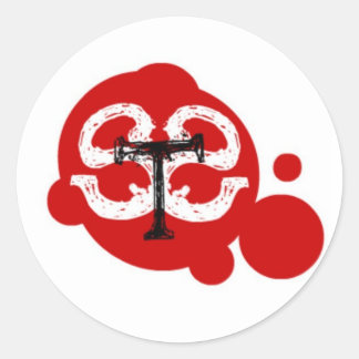 STS SPatter Ronde Sticker