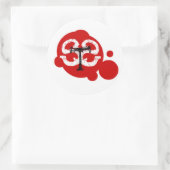 STS Sticker rond SPatter (Sac)