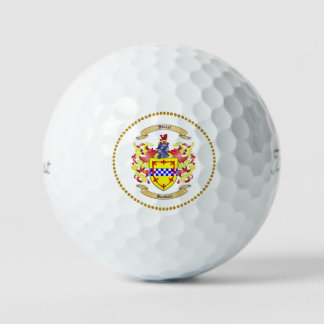 Stuart Family Coat of Arms Golf Balls Golfballen