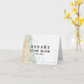 Stuart Florida Nautical Navigation Chart Boater Kaart (Gele Bloem)